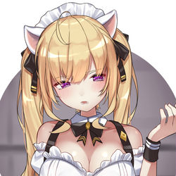 This is a pixiv picture whose title is 照れちゃう系メイド.