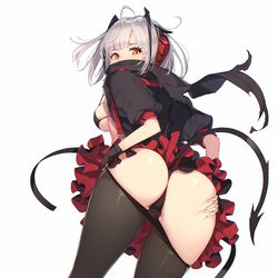 This is a pixiv picture whose title is W.