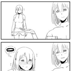 This is a pixiv picture whose title is 뽀뽀.
