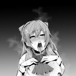 This is a pixiv picture whose title is 早く咥えたくて我慢ができないの.