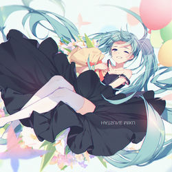 This is a pixiv picture whose title is MIKU.