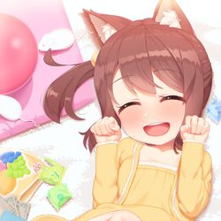 This is a pixiv picture whose title is お腹を撫でさせてくれるわんこ.
