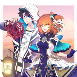 This is a pixiv picture whose title is 魔術礼装・始まりの夢.
