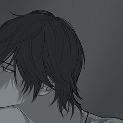 This is a pixiv picture whose title is 吻.