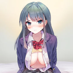 This is a pixiv picture whose title is 拘束JKちゃん.