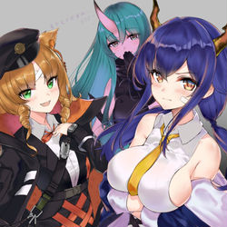 This is a pixiv picture whose title is 龍争虎闘.