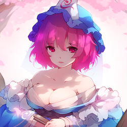 This is a pixiv picture whose title is ゆゆ.