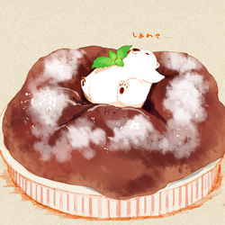 This is a pixiv picture whose title is しろくまチョコスフレ.