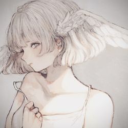 This is a pixiv picture whose title is こっち向いて.