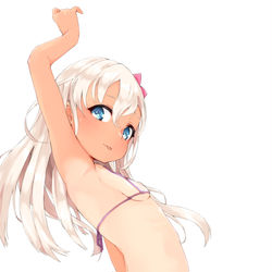 This is a pixiv picture whose title is マイクロビキニろーちゃん.