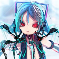 This is a pixiv picture whose title is 骸音シーエ11周年.