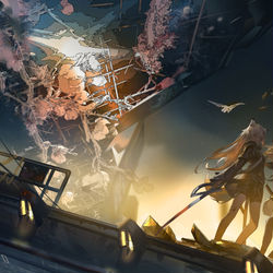 This is a pixiv picture whose title is 双狼.