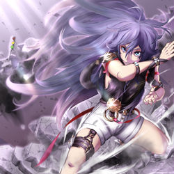 This is a pixiv picture whose title is Fuhua (remake ver.).
