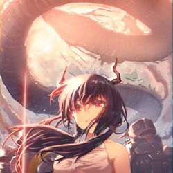 This is a pixiv picture whose title is チェン.