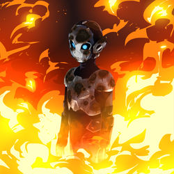 This is a pixiv picture whose title is ボクは命を諦めない.