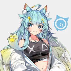 This is a pixiv picture whose title is 懶貓子.