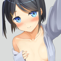 This is a pixiv picture whose title is 自撮りを送ってくれる真面目な後輩.