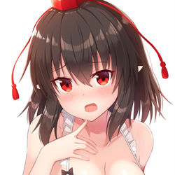 This is a pixiv picture whose title is 「これ·····ほんとに似合ってますか·····？」.