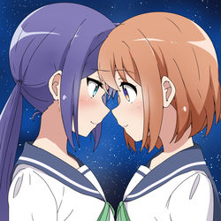 This is a pixiv picture whose title is 夜空.
