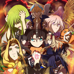 This is a pixiv picture whose title is 絶対魔獣戦線バビロニア-Phantom Joke.