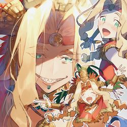This is a pixiv picture whose title is ケツァ姉.