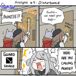 This is a pixiv picture whose title is Arknights #9 - #10.