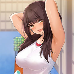 This is a pixiv picture whose title is 臭いって言われるのが好き.