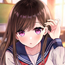 This is a pixiv picture whose title is ｢…日誌、手伝おうか？｣.