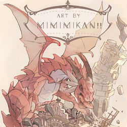 This is a pixiv picture whose title is 廃城[水彩風].
