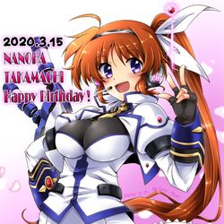 This is a pixiv picture whose title is なの誕.