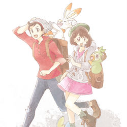 This is a pixiv picture whose title is 剣盾らくがき詰め.