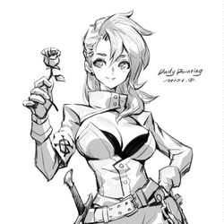 This is a pixiv picture whose title is daily painting.