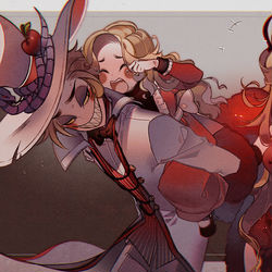This is a pixiv picture whose title is 地獄親子.