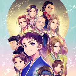 This is a pixiv picture whose title is 舞台「淡海乃海」のお知らせ.