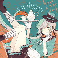 This is a pixiv picture whose title is cafe&bar Tier.