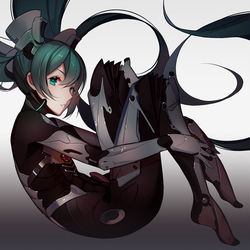 This is a pixiv picture whose title is 初音ミク.