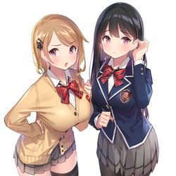 This is a pixiv picture whose title is 『両手に妹。どっちを選んでくれますか？』1巻.