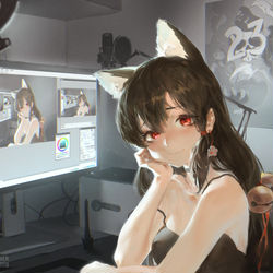This is a pixiv picture whose title is 无题.