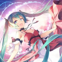 This is a pixiv picture whose title is ミクさんの日2020.