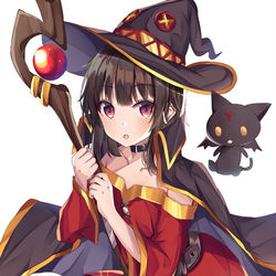 This is a pixiv picture whose title is めぐみん.