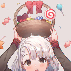 This is a pixiv picture whose title is Candy.