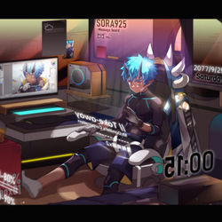 This is a pixiv picture whose title is 2077room.