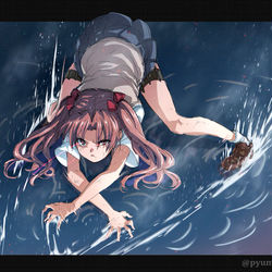 This is a pixiv picture whose title is 黒子.