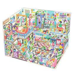 This is a pixiv picture whose title is クラウドルームズ.
