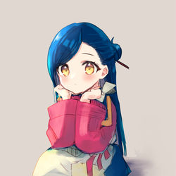 This is a pixiv picture whose title is 兵士の娘.
