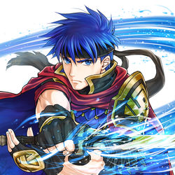 This is a pixiv picture whose title is 神装アイク.