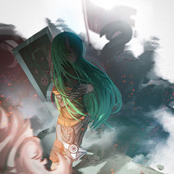 This is a pixiv picture whose title is 随便画画.
