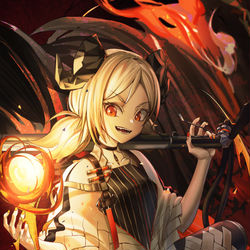 This is a pixiv picture whose title is 伊芙利特.
