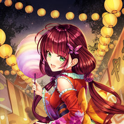 This is a pixiv picture whose title is 祭典.