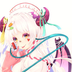 This is a pixiv picture whose title is 小悪魔ナース.